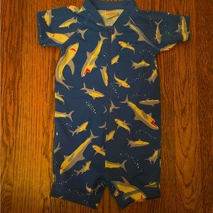 Hanna Andersson baby boy rash guard 12-18m